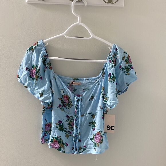 SO lace up top NWT - Picture 1 of 5